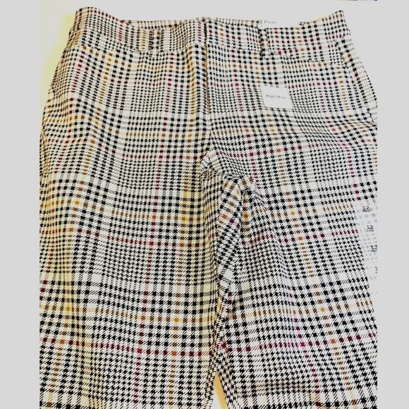 Old Navy Pixie High Rise Checkered Pants - Size 12 NEW w/Tags - Picture 1 of 6
